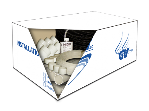 Kit de Instalação - 3 Tomadas